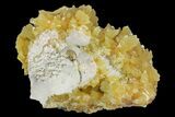Fluorescent, Yellow Calcite Crystal Cluster - South Dakota #170683-1